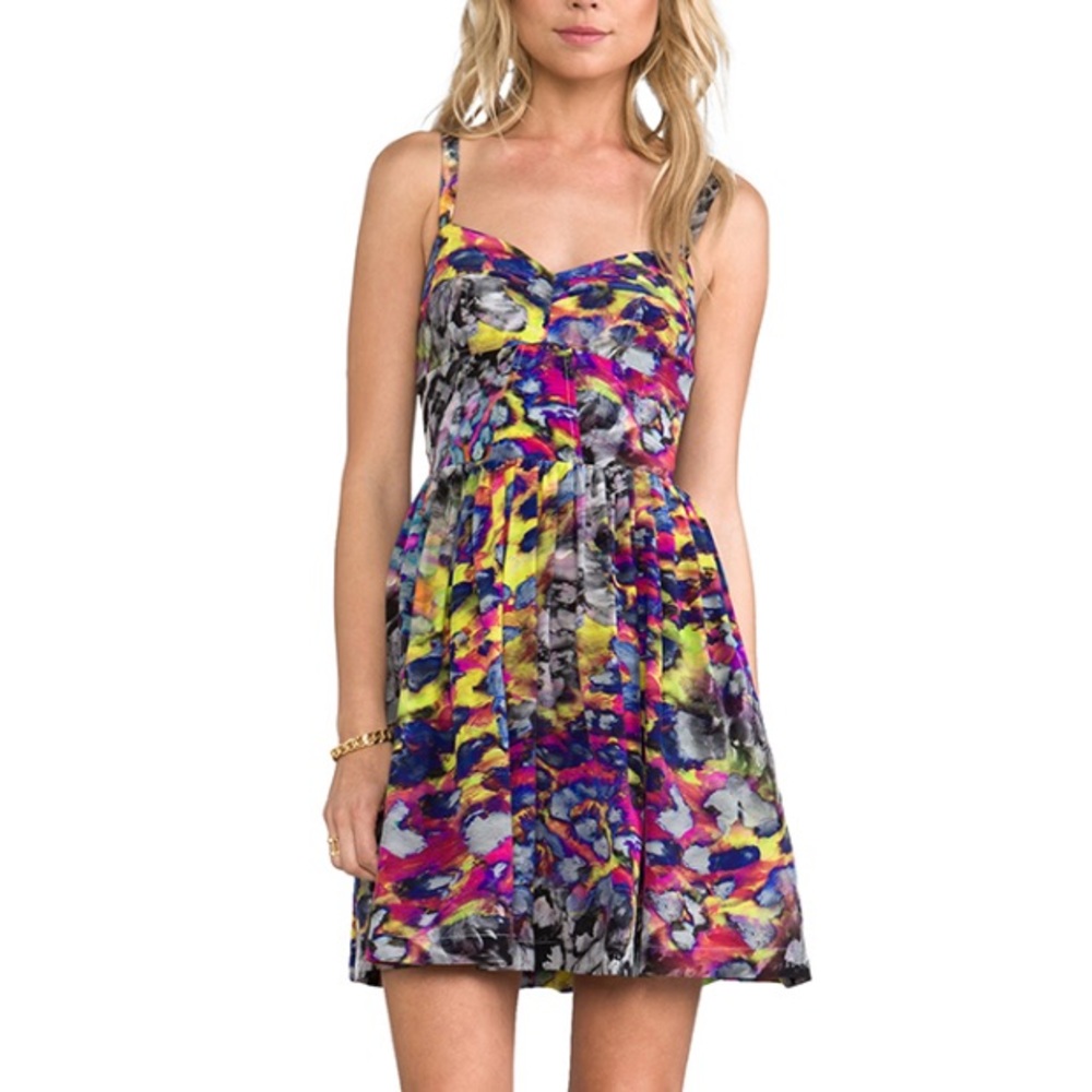 Amanda uprichard animal print dress